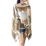 Summer Woman Sexy Bathing Suit Beach Dress Print Bikini Swimsuit Cover up Beach wear Pareo Sarong