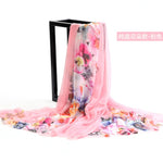 Sexy Women Beach Cover Up 2019 New Floral Print Lady Chiffon  Bikini Wrap Swimwear Scarf Pareo Sarong Dress One Piece Summer