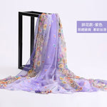 Sexy Women Beach Cover Up 2019 New Floral Print Lady Chiffon  Bikini Wrap Swimwear Scarf Pareo Sarong Dress One Piece Summer