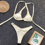 Simplee High waist bikinis 2019 mujer Sexy twist swimsuit female bathing suit biquini Summer beachwear micro Push up swimwear