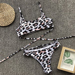 Simplee Leopard print bikinis 2019 mujer High waist swimwear women bathing suit Sexy swimsuit female biquini summer beachwear