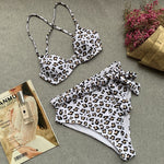 Simplee Leopard bikini 2019 micro Sexy string brazilian swimsuit female High waist swimwear women bathing suit biquini Summer