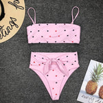 Simplee Bandeau bikini 2019 micro bathers Push up sexy swimsuit female High waist swimwear women bathing suit biquini Summer